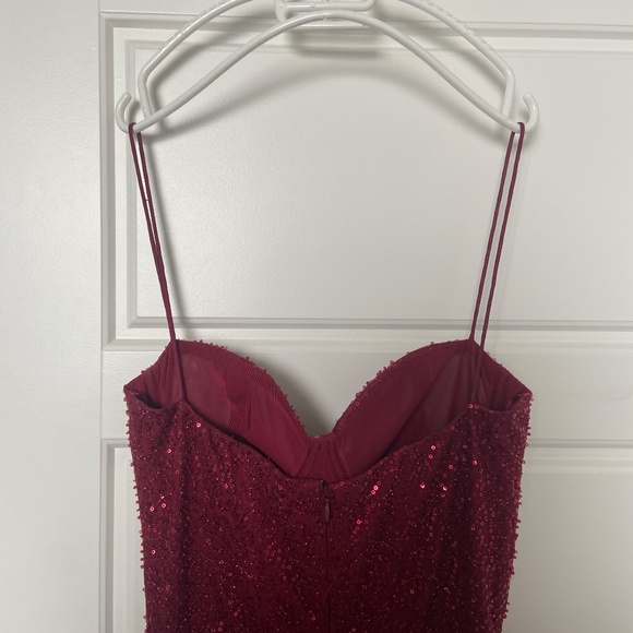 Red sequin prom dress - Picture 7 of 7
